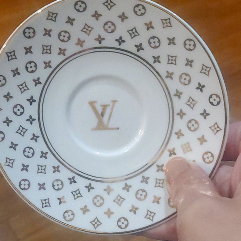 Coffee cups and saucer